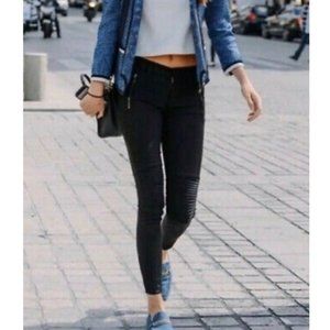 Madewell Motto Wax Skinny Jeans Size 27